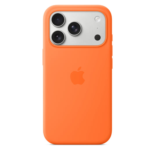 Silikonový kryt na iPhone 17 Pro s MagSafe Apple - oranžový - iSTYLE CZ