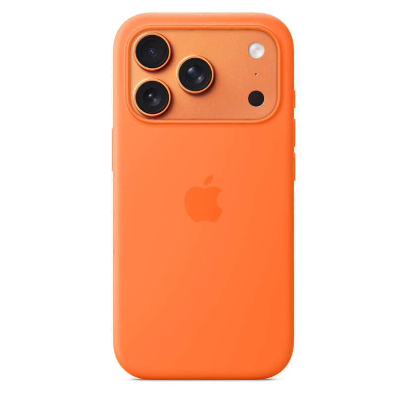 Silikonový kryt na iPhone 17 Pro s MagSafe Apple - oranžový - iSTYLE CZ