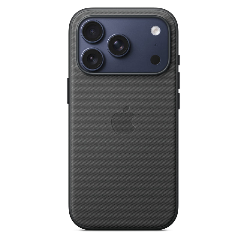 Kryt na iPhone 17 Pro z tkaniny TechWoven Apple s MagSafe - černý - iSTYLE CZ