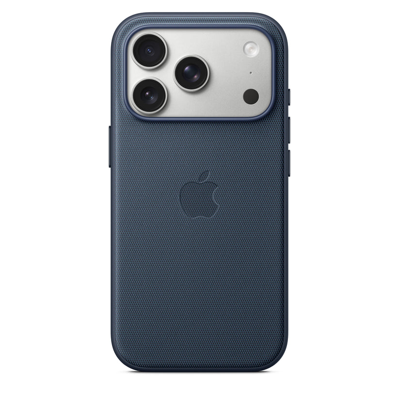 Kryt na iPhone 17 Pro z tkaniny TechWoven Apple s MagSafe - modrý - iSTYLE CZ