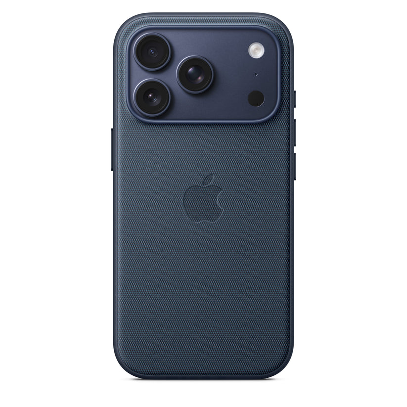 Kryt na iPhone 17 Pro z tkaniny TechWoven Apple s MagSafe - modrý - iSTYLE CZ