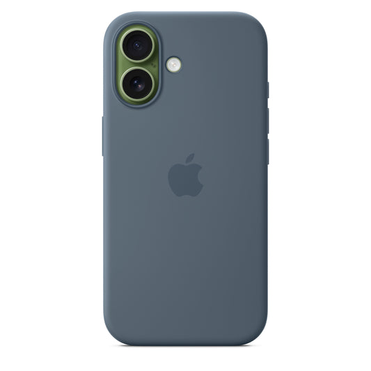 Silikonový kryt na iPhone 17 Apple s MagSafe - ocelově modrý - iSTYLE CZ