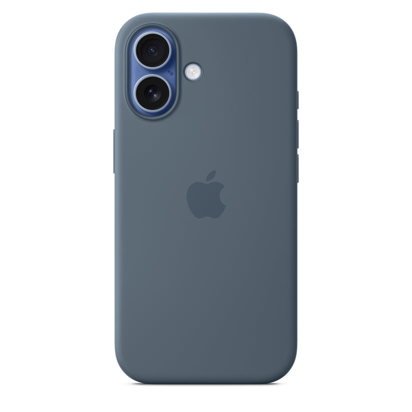 Silikonový kryt na iPhone 17 Apple s MagSafe - ocelově modrý - iSTYLE CZ