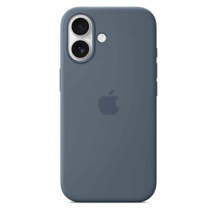 Silikonový kryt na iPhone 17 Apple s MagSafe - ocelově modrý - iSTYLE CZ