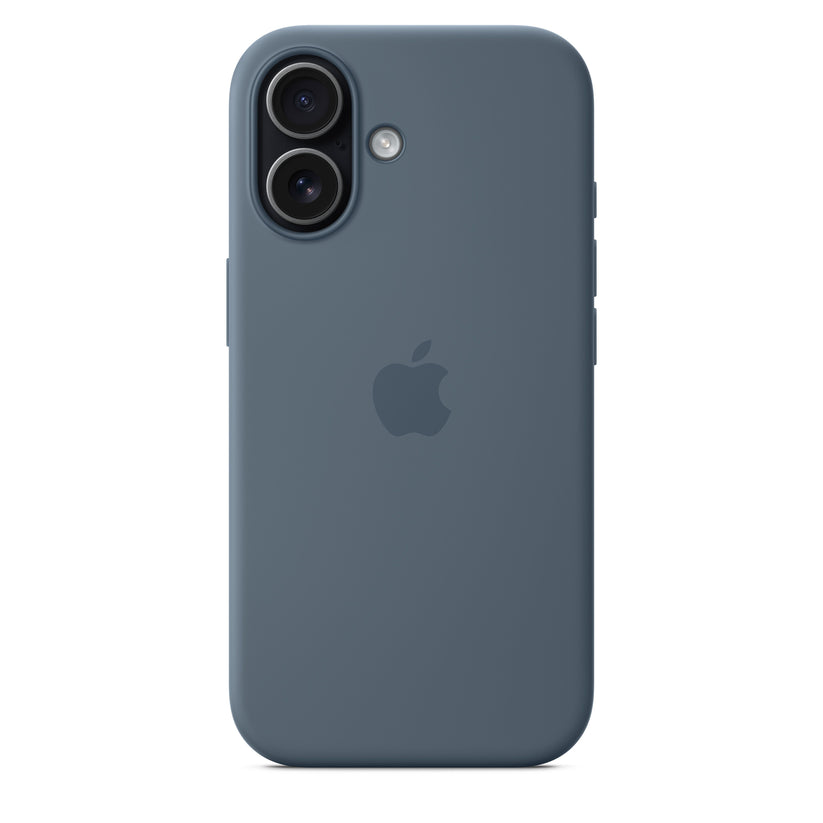 Silikonový kryt na iPhone 17 Apple s MagSafe - ocelově modrý - iSTYLE CZ