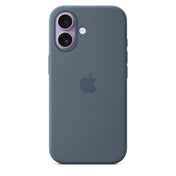 Silikonový kryt na iPhone 17 Apple s MagSafe - ocelově modrý - iSTYLE CZ