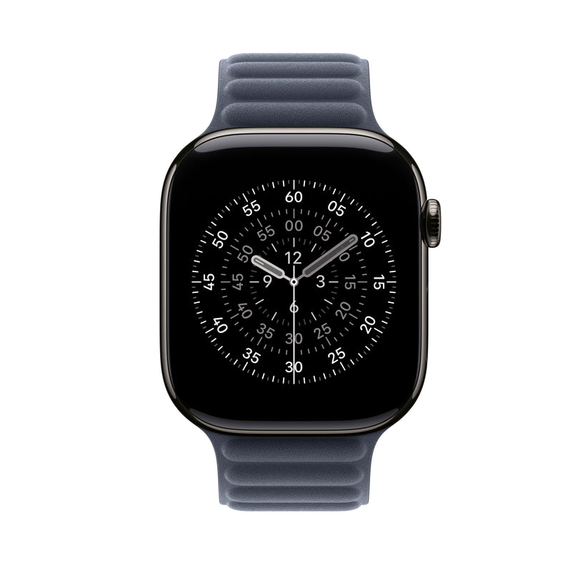 Řemínek pro Apple Watch 44/45/46/49 mm Apple námořnicky modrý magnetický tah - S/M - iSTYLE CZ