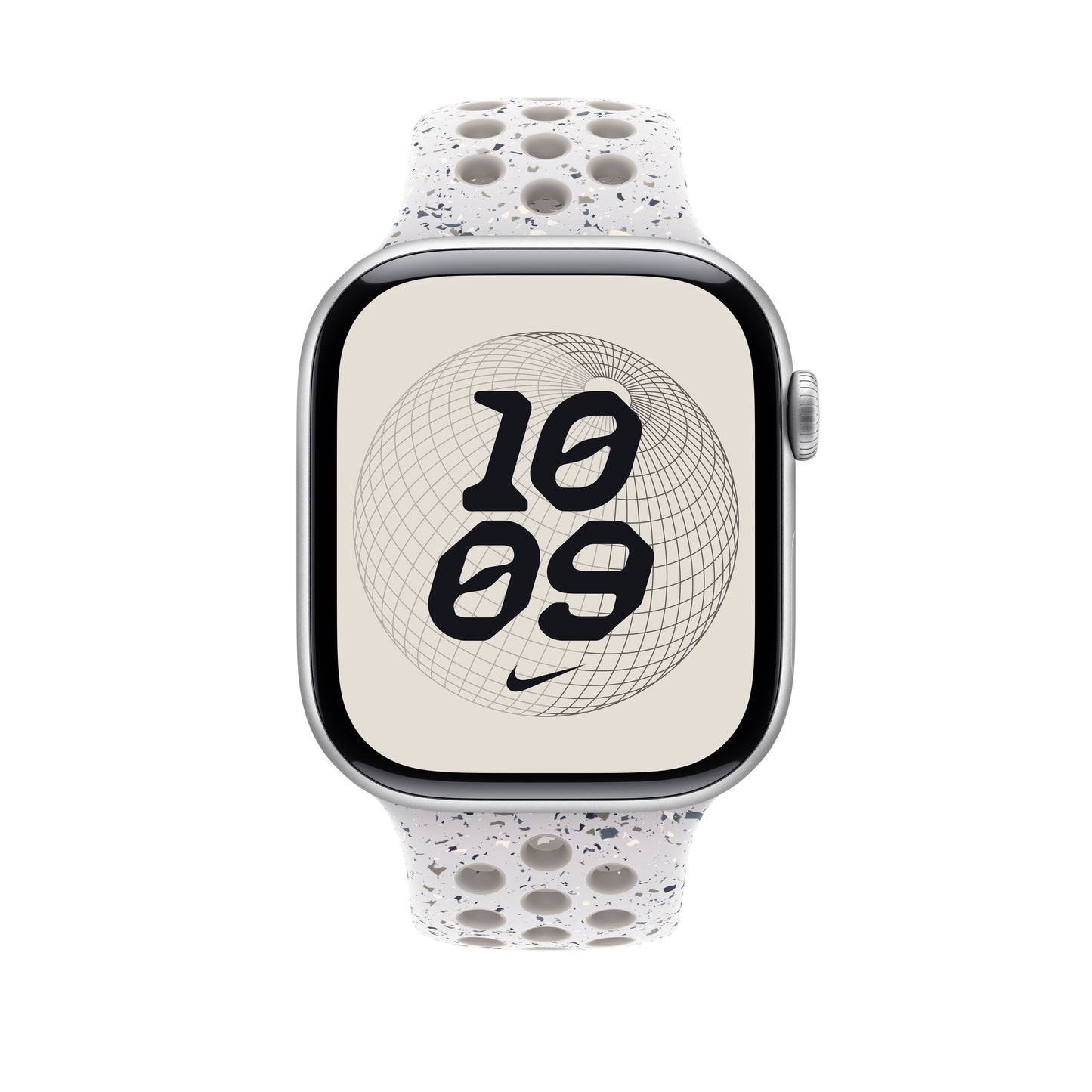 Řemínek pro Apple Watch 44/45/46/49 mm Apple Veiled Grey sportovní Nike - M/L - iSTYLE CZ