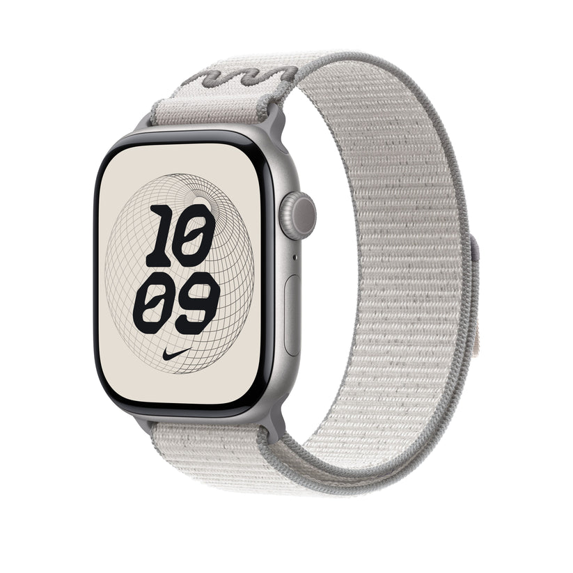 Řemínek pro Apple Watch 44/45/46/49 mm Apple Veiled Grey sportovní provlékací Nike - iSTYLE CZ