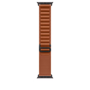 Řemínek pro Apple Watch 44/45/46/49 mm Apple terakotový Alpský tah - střední - provedení z černého titanu - iSTYLE CZ
