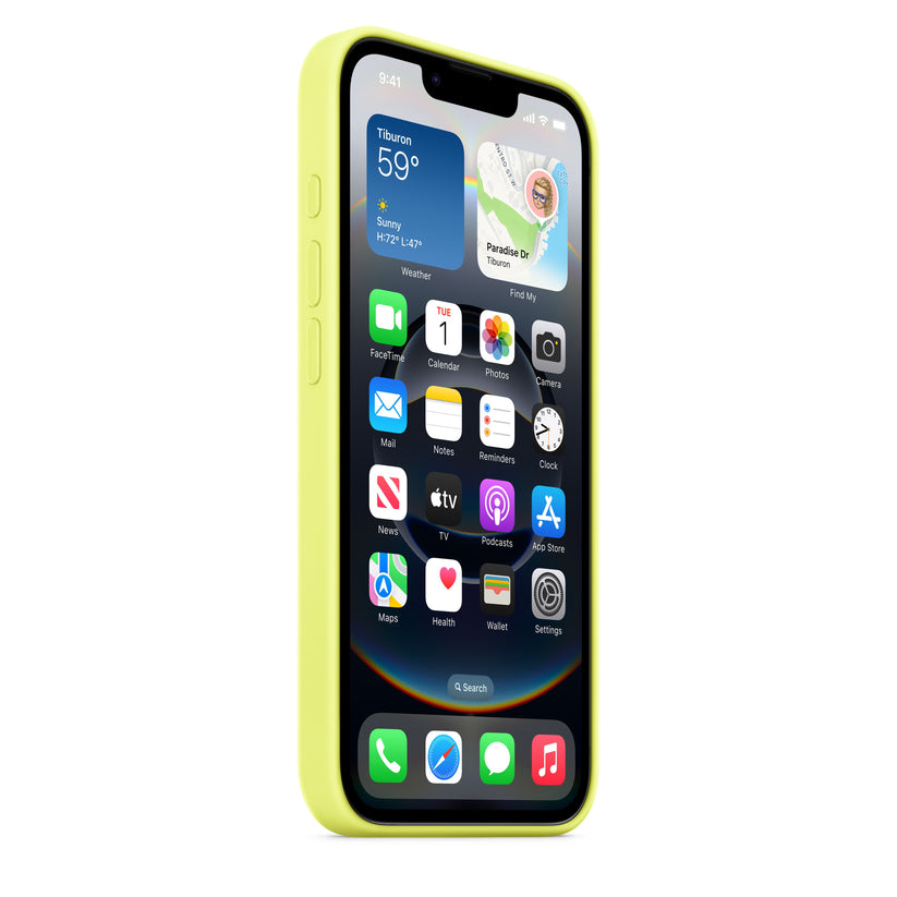 Silikonový kryt na iPhone 16e Apple - neonově žlutý - iSTYLE CZ