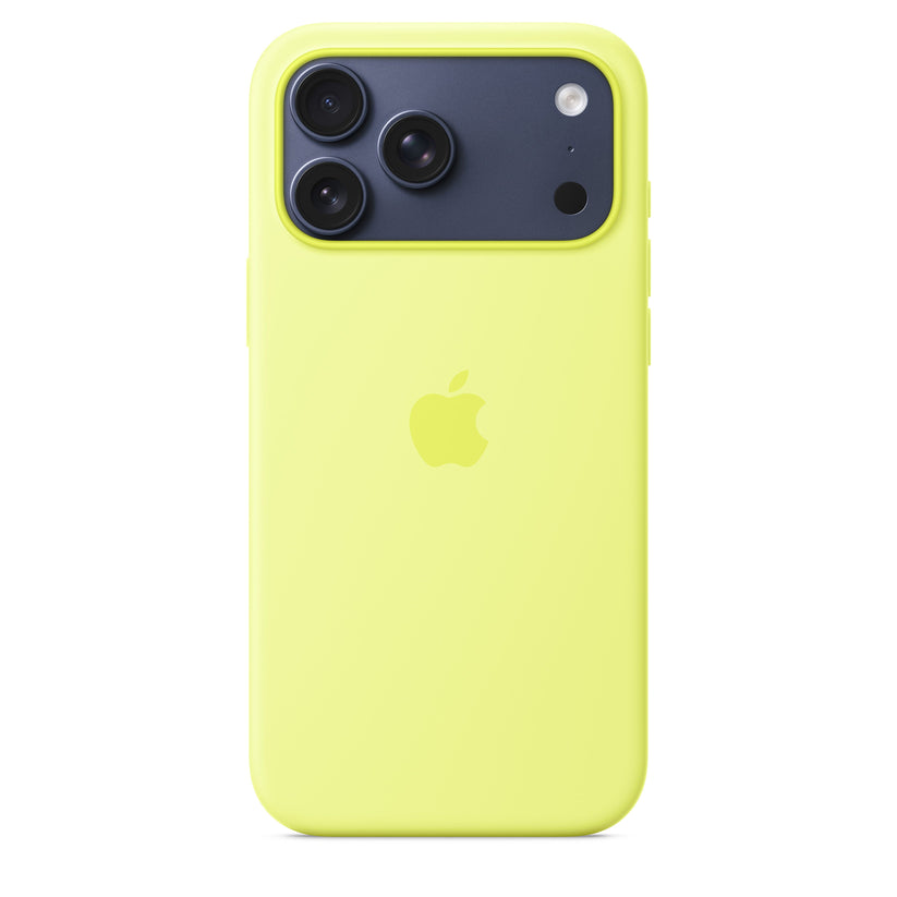 Silikonový kryt na iPhone 17 Pro Max Apple s MagSafe - neonově žlutý - iSTYLE CZ