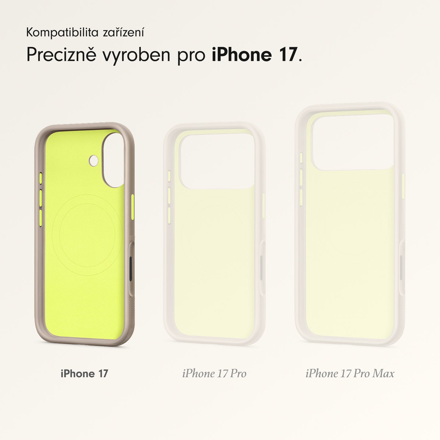 Odolný kryt pro iPhone 17 s Beats MagSafe a ovladačem fotoaparátu - alpsky šedý - iSTYLE CZ