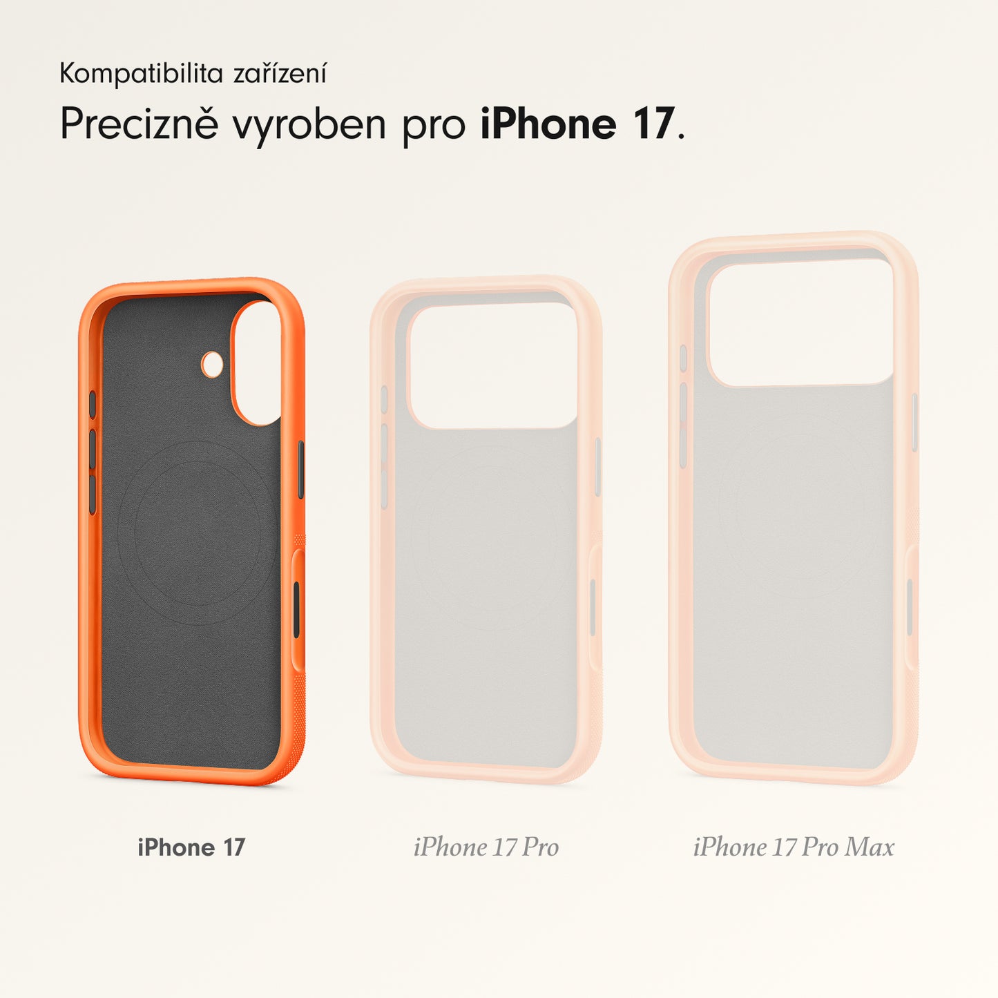Odolný kryt pro iPhone 17 Beats s MagSafe a ovladačem fotoaparátu - sierra oranžový - iSTYLE CZ