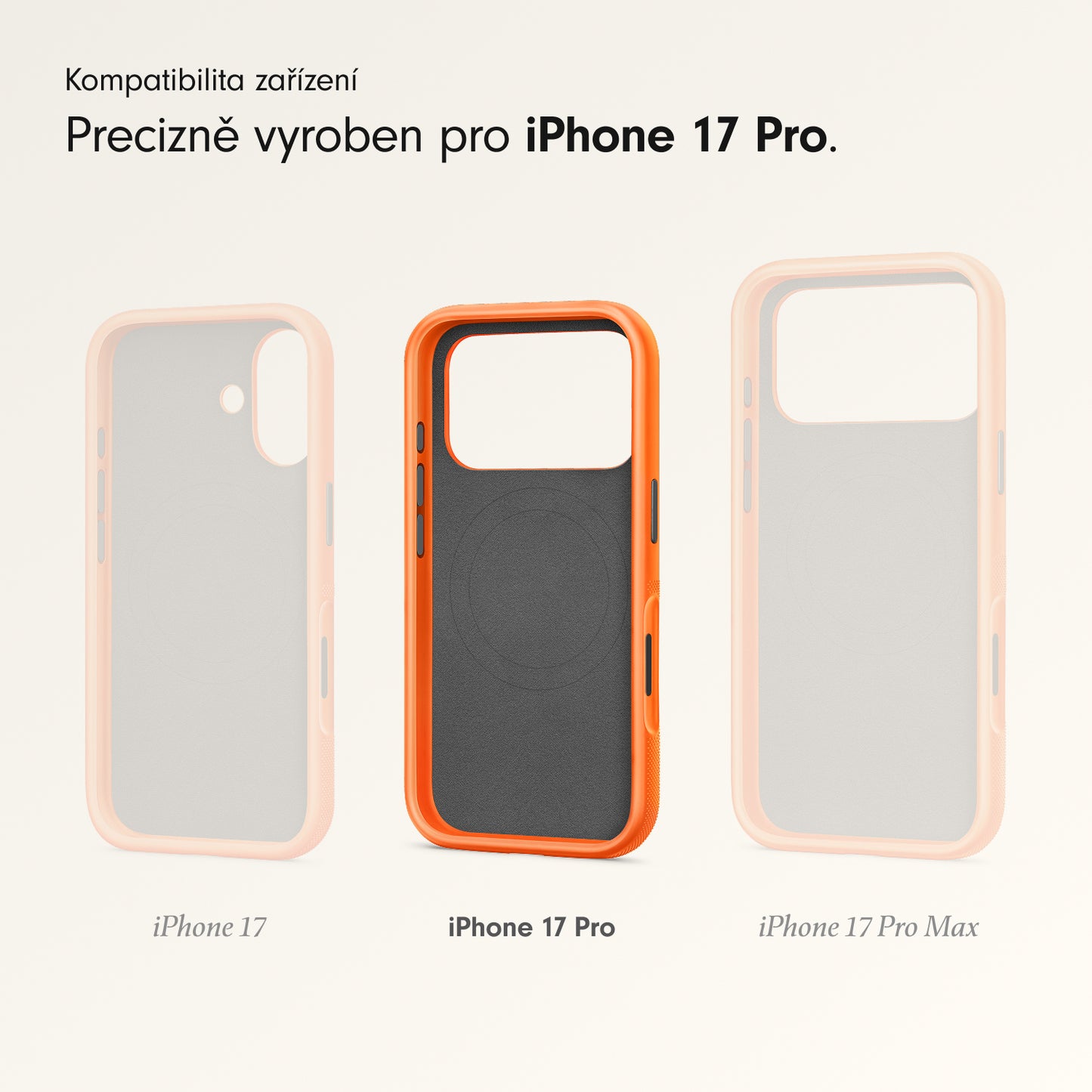 Odolný kryt pro iPhone 17 Pro Beats s MagSafe a ovladačem fotoaparátu - sierra oranžový - iSTYLE CZ