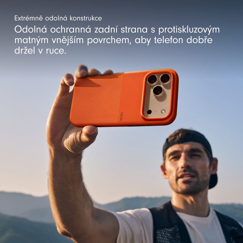 Odolný kryt pro iPhone 17 Beats s MagSafe a ovladačem fotoaparátu - sierra oranžový - iSTYLE CZ