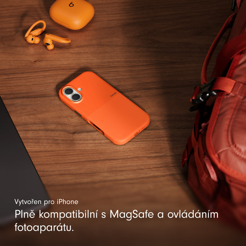 Odolný kryt pro iPhone 17 Beats s MagSafe a ovladačem fotoaparátu - sierra oranžový - iSTYLE CZ