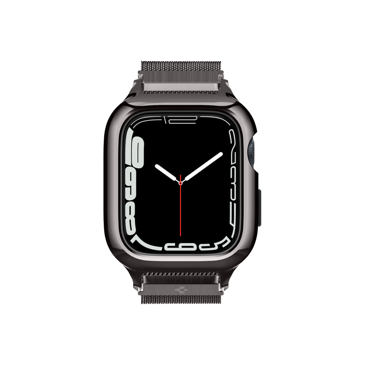 Řemínek pro Apple Watch 42/44/45/49 mm Spigen Metal Fit Pro - šedý - iSTYLE CZ