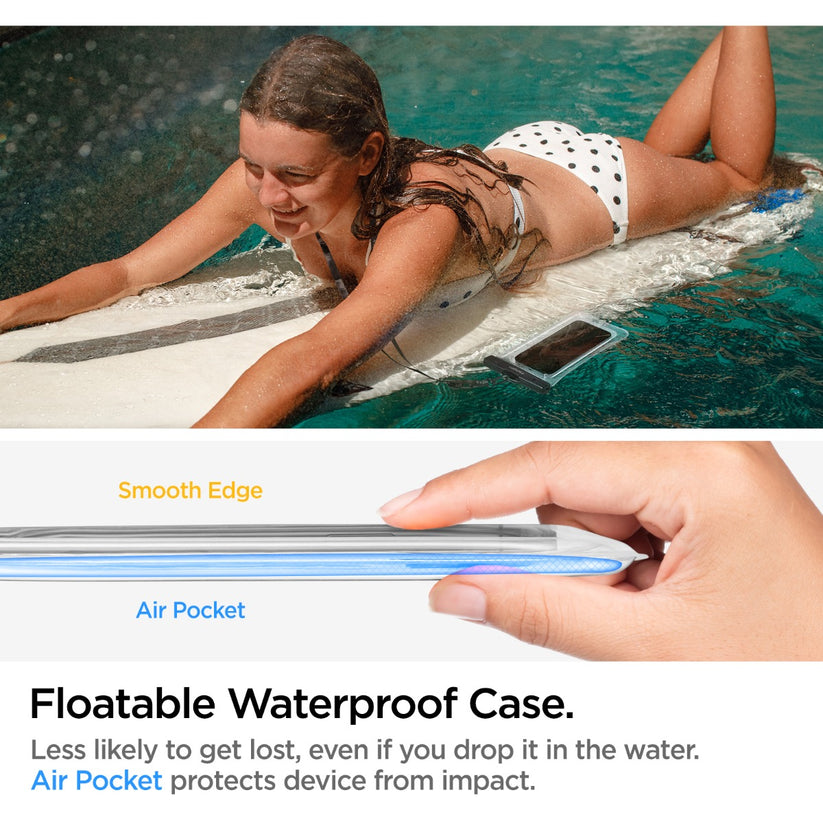 Vodotěsné plovoucí pouzdro Spigen Aqua Shield A610 - průhledné - iSTYLE CZ