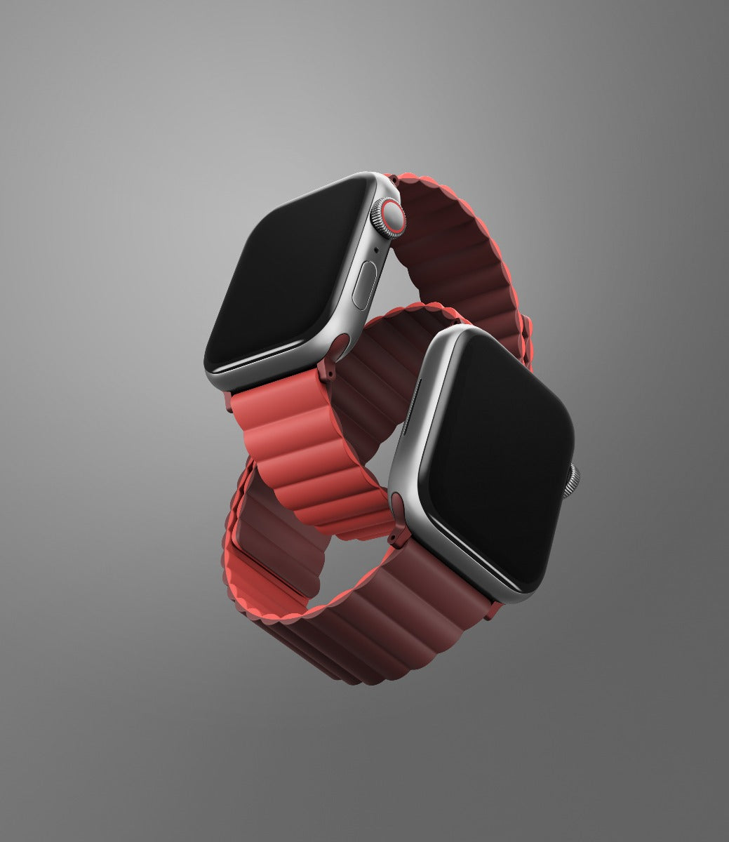 Řemínek pro Apple Watch 38/40/41 mm Uniq Revix - burgundy - iSTYLE CZ
