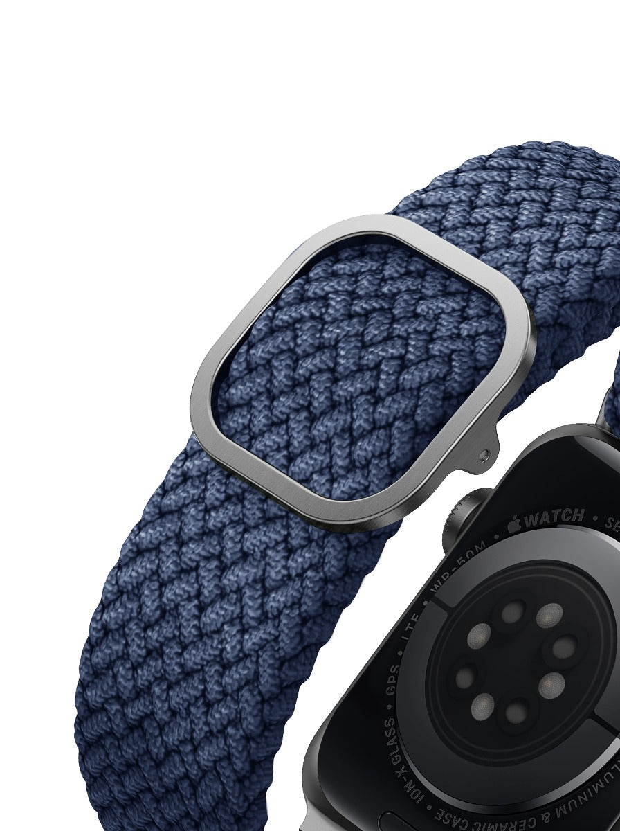 Řemínek pro Apple Watch 38/40/41mm Uniq Aspen - modrý - iSTYLE CZ
