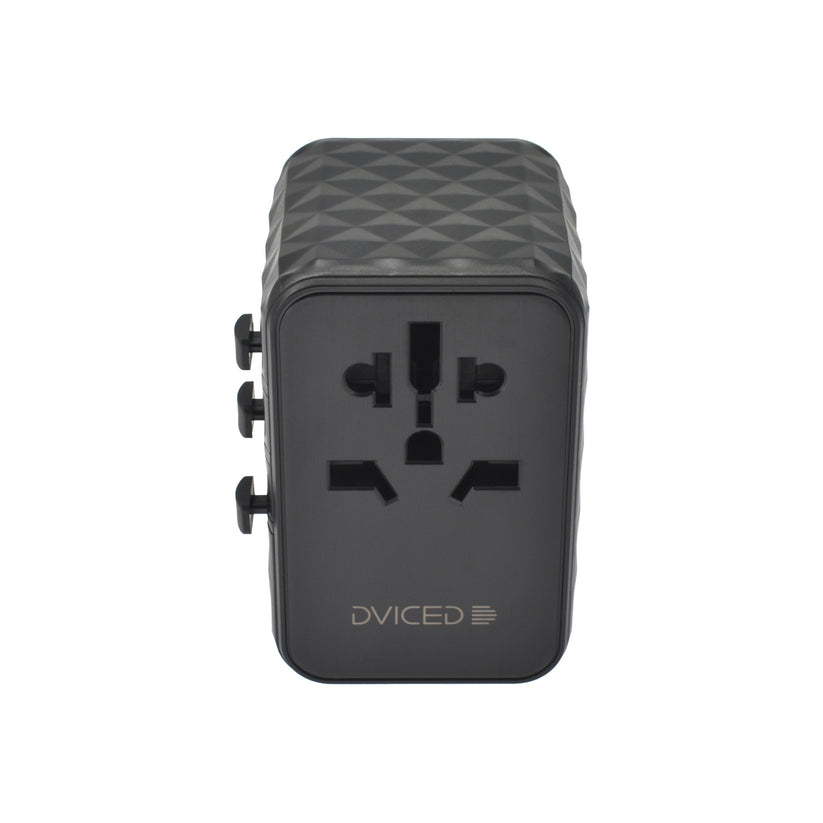 Cestovní adaptér 65W Dviced Universal – černý - iSTYLE CZ