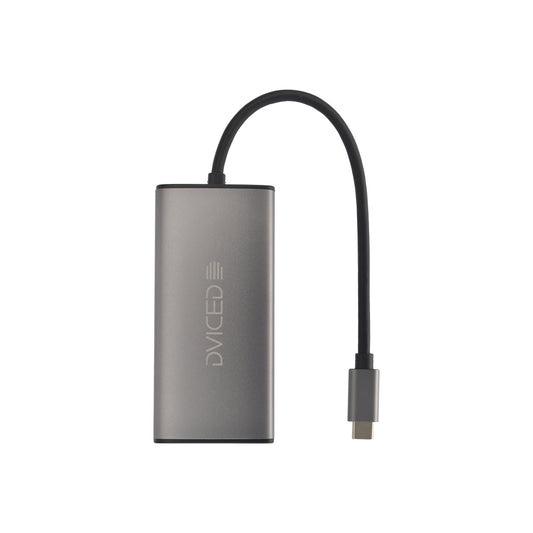 6v1 HUB USB-C Dviced - šedý - iSTYLE CZ