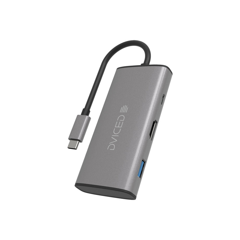 6v1 HUB USB-C Dviced - šedý - iSTYLE CZ