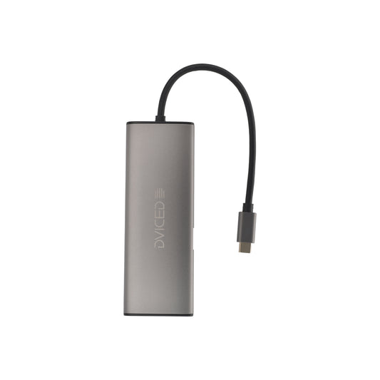 7v1 HUB USB-C Dviced - šedý - iSTYLE CZ