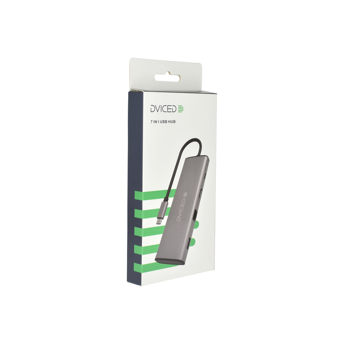 7v1 HUB USB-C Dviced - šedý - iSTYLE CZ