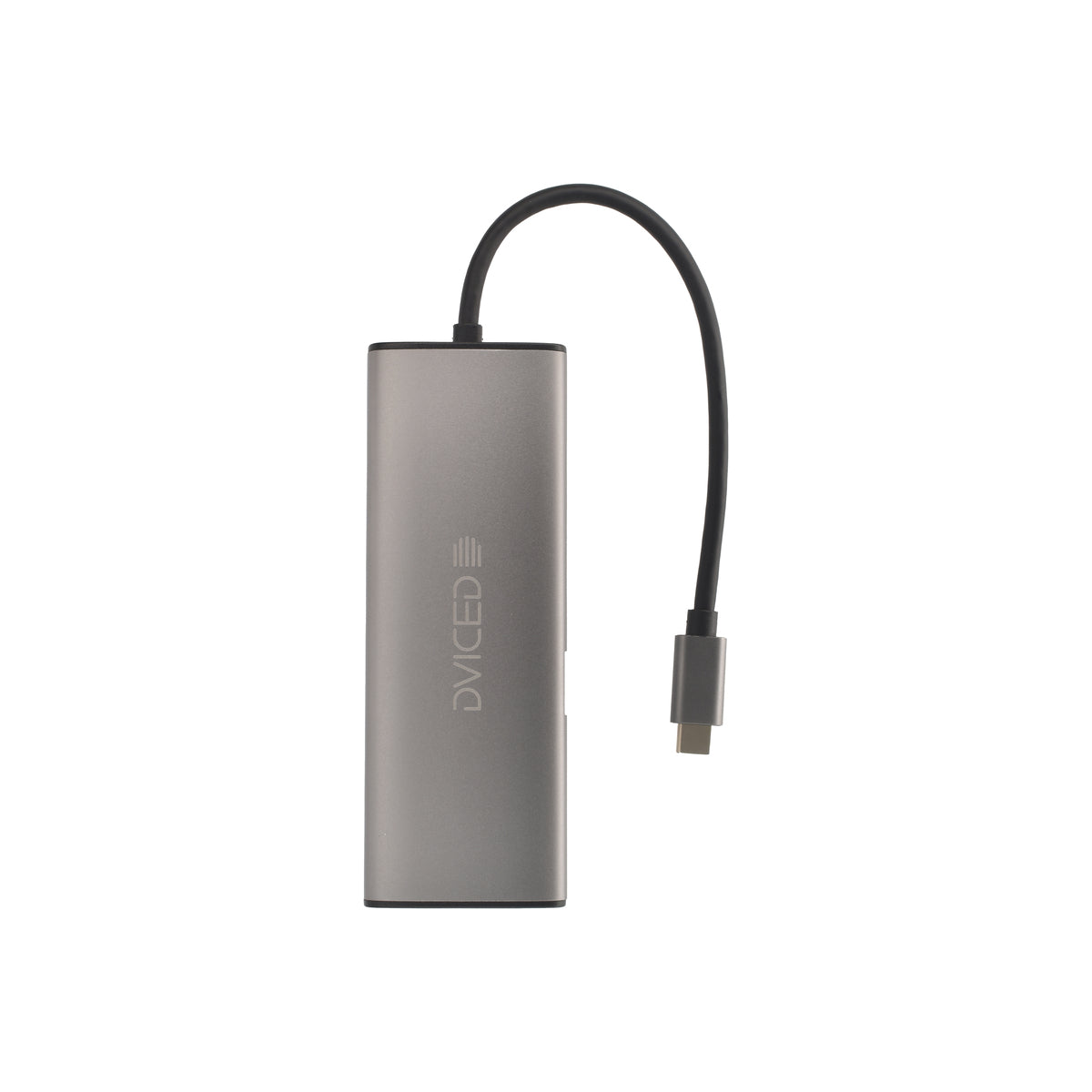 9v1 USB-C HUB Dviced - šedý - iSTYLE CZ