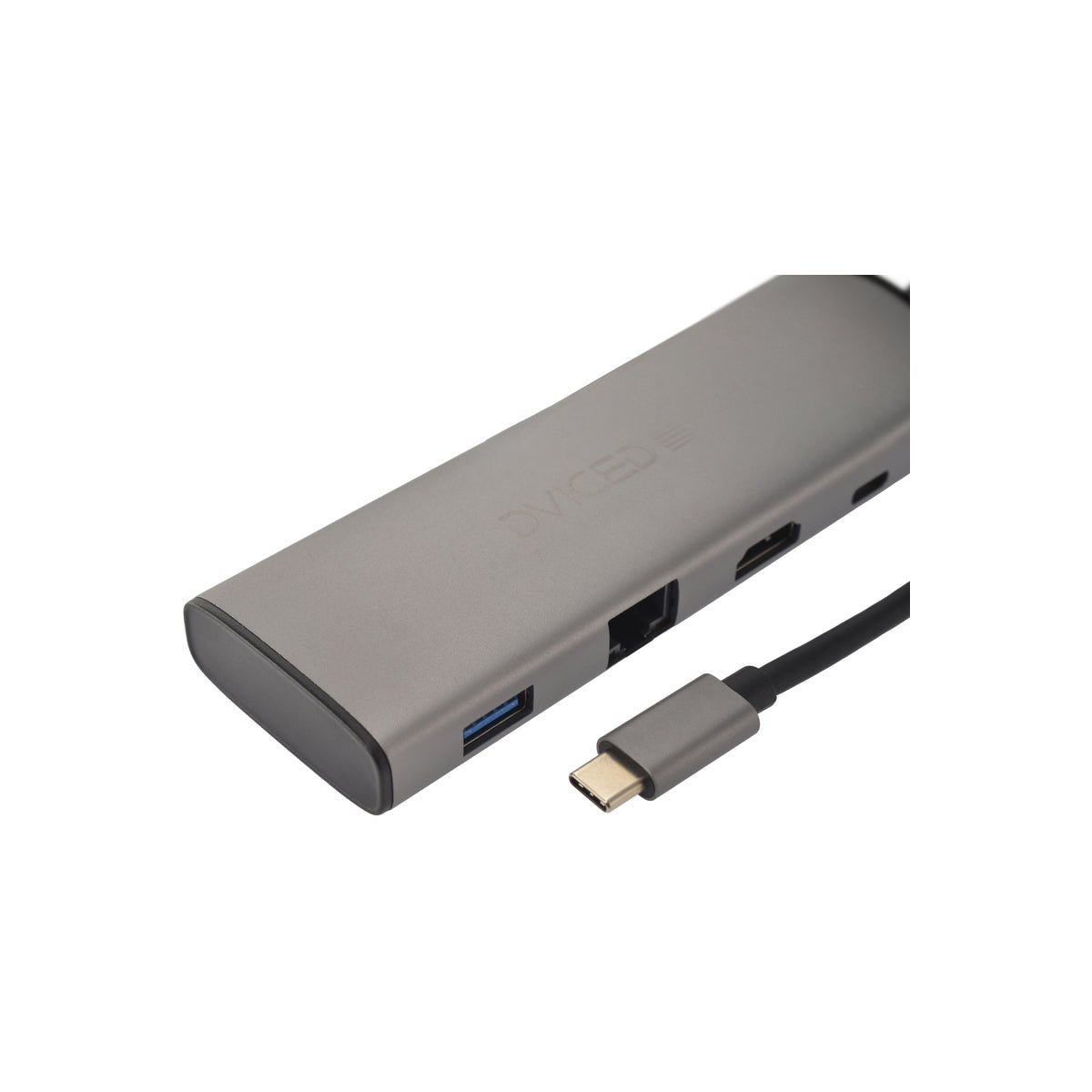 9v1 USB-C HUB Dviced - šedý - iSTYLE CZ