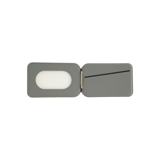 Skládací kožená MagSafe peněženka Dviced – šedá - iSTYLE CZ