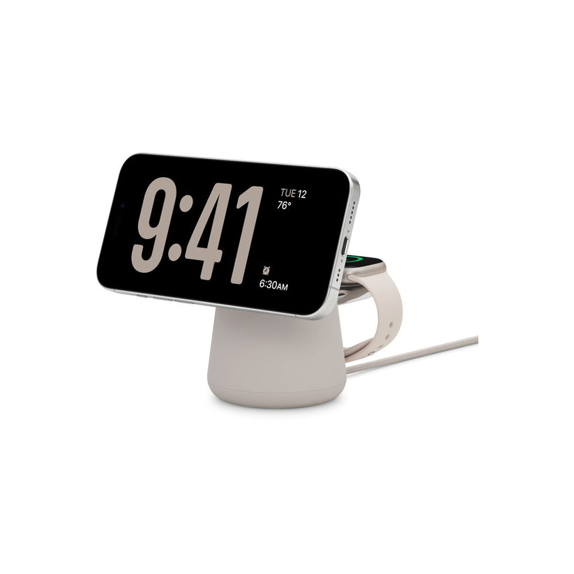 MagSafe bezdrátový nabíjecí dok Belkin 2v1 - pískový - iSTYLE CZ