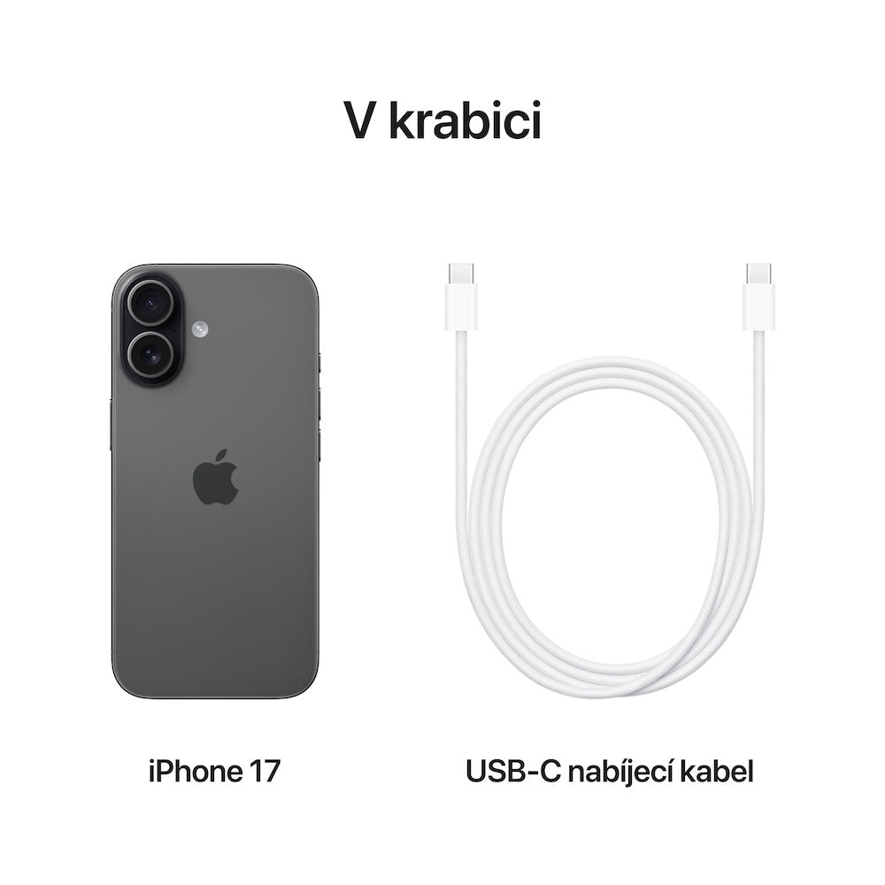Apple iPhone 17 256GB - černý - iSTYLE CZ