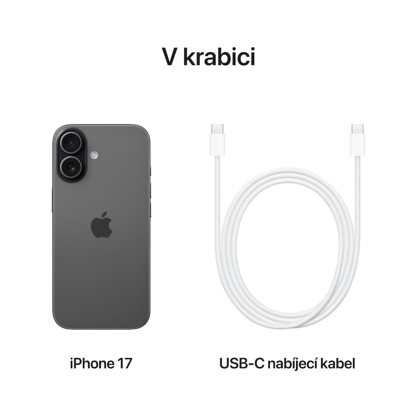 Apple iPhone 17 256GB - černý - iSTYLE CZ