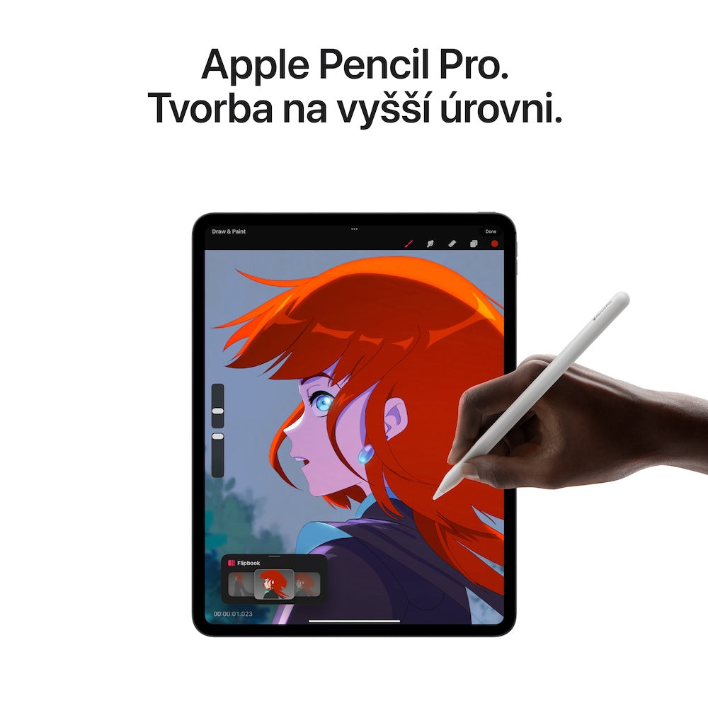 Apple 13palcový iPad Pro Wi-Fi 256GB se standardním sklem - vesmírně černý - iSTYLE CZ
