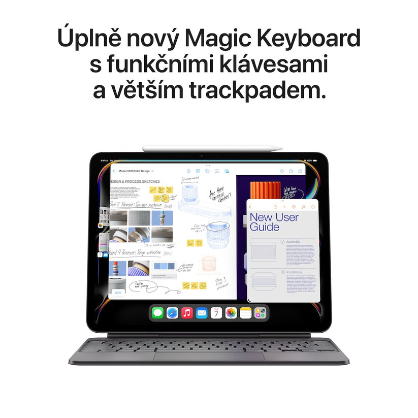 Apple 13palcový iPad Pro Wi-Fi 256GB se standardním sklem - vesmírně černý - iSTYLE CZ