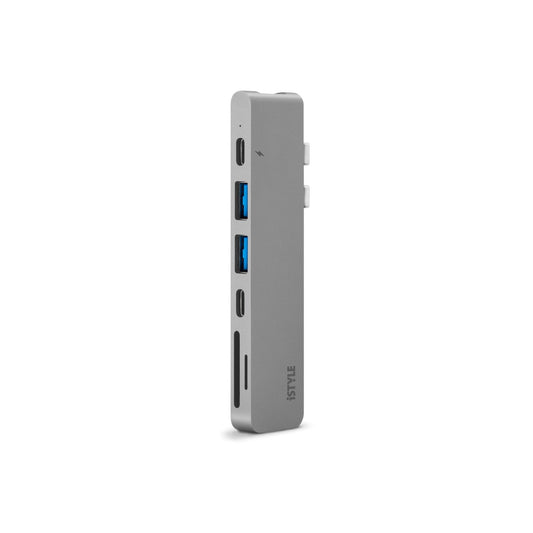 USB-C HUB dokovací stanice iSTYLE - stříbrná - iSTYLE CZ
