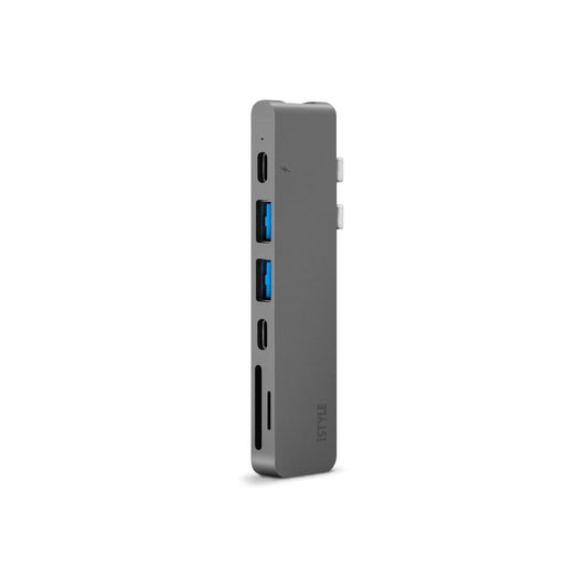 USB-C dokovací stanice iSTYLE Pro HUB vesmírně šedá - iSTYLE CZ