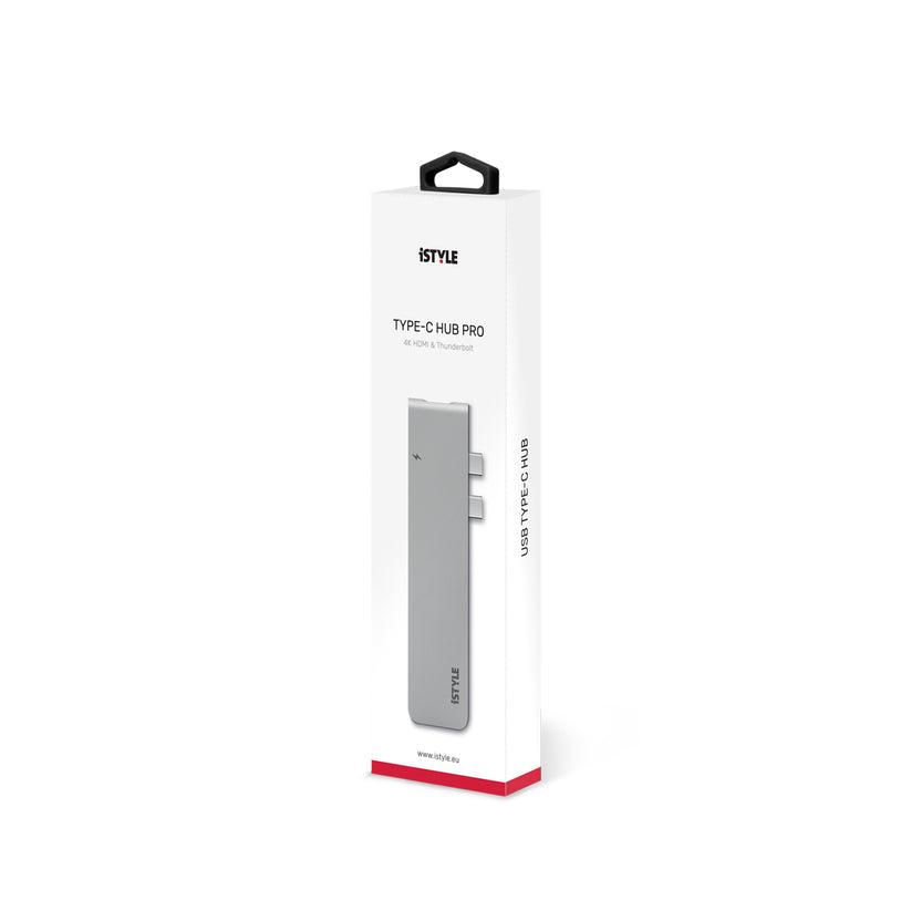 USB-C HUB dokovací stanice iSTYLE - stříbrná - iSTYLE CZ