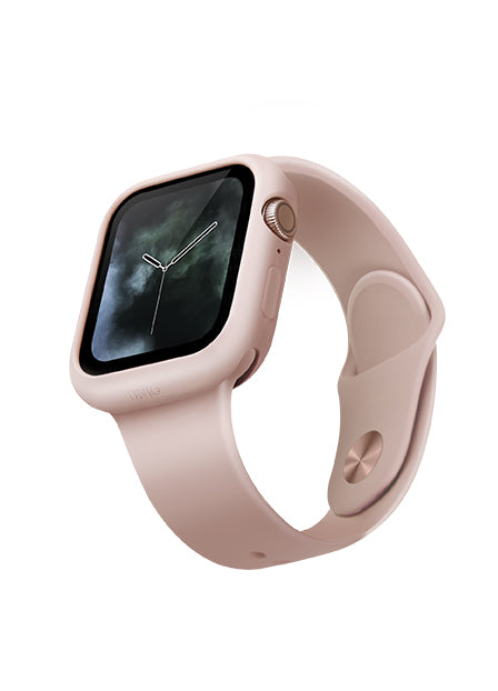 Silikonový kryt na Apple Watch UNIQ Lino 40mm - růžový - iSTYLE CZ