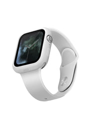 Silikonový kryt na Apple Watch UNIQ Lino 44mm - bílý - iSTYLE CZ