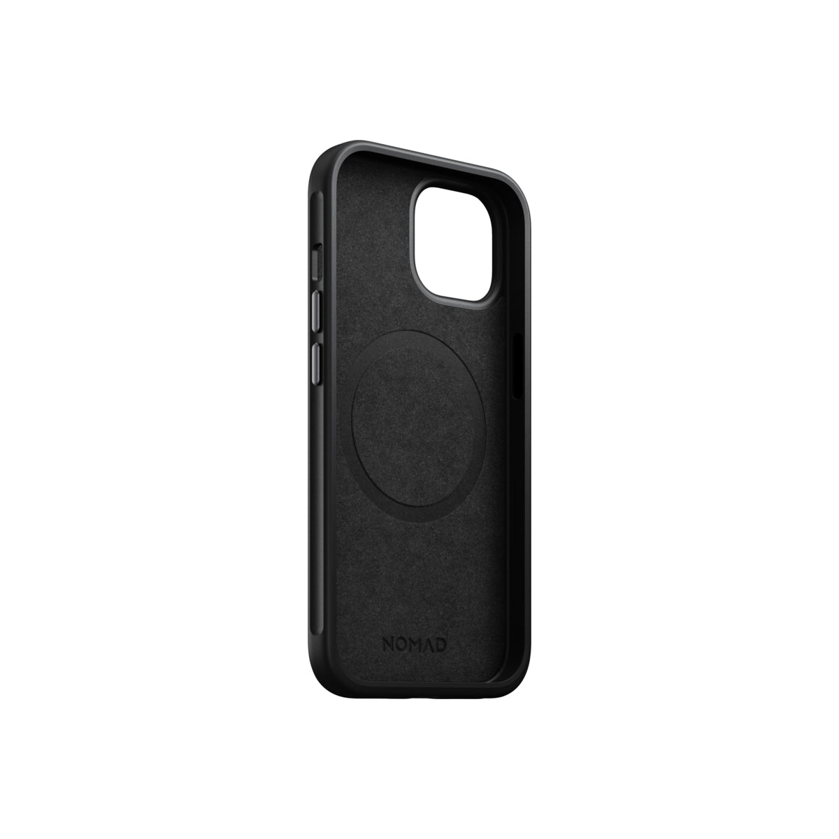 Kožený kryt pro iPhone 15 Plus Nomad Modern - černý - iSTYLE CZ