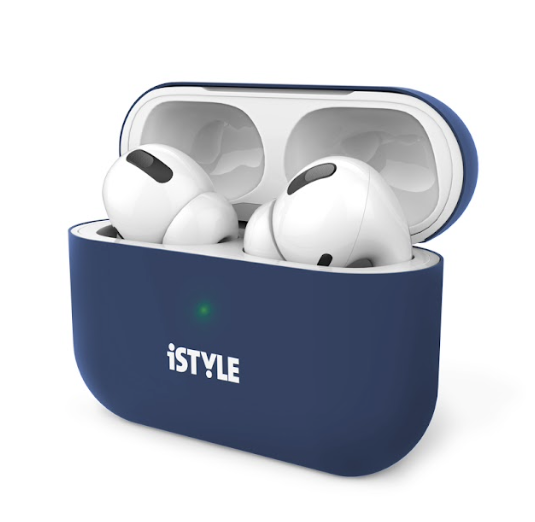 Silikonový obal na AirPods 3. generace iSTYLE - modrý - iSTYLE CZ