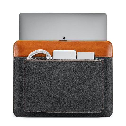 Obal na MacBook Air / Pro 13" tomtoc - šedo hnědý - iSTYLE CZ