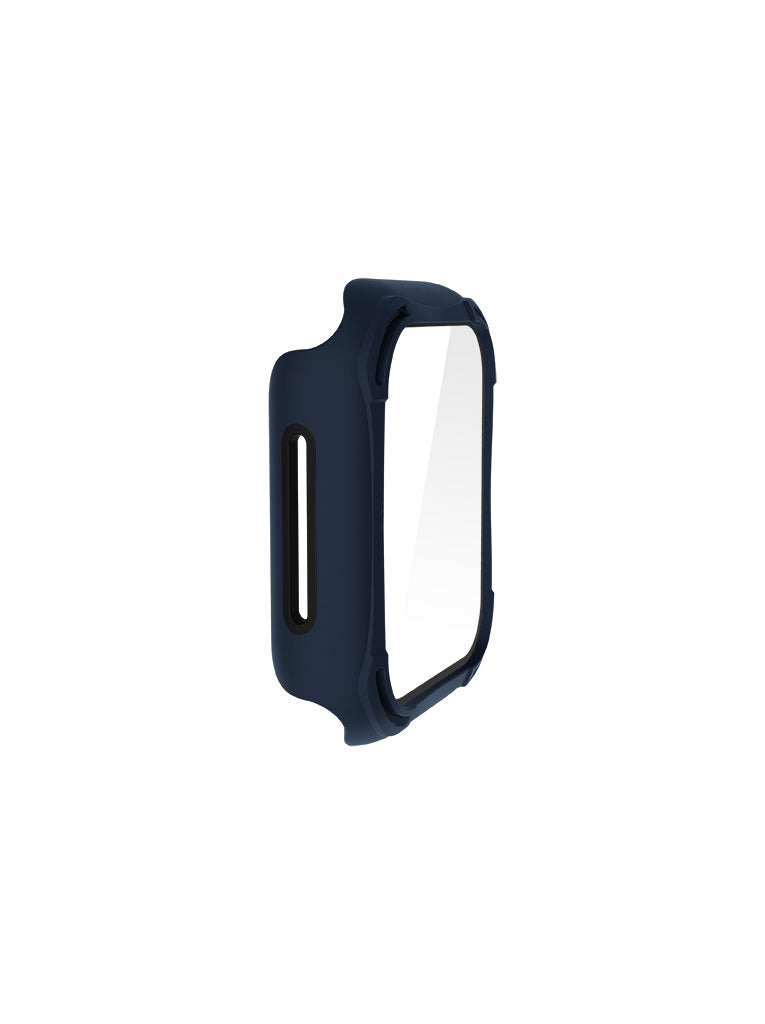 Odolný kryt na Apple Watch UNIQ Torres s tvrzeným sklem 44mm - modrý - iSTYLE CZ