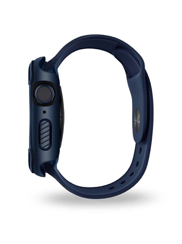 Odolný kryt na Apple Watch UNIQ Torres s tvrzeným sklem 40mm - modrý - iSTYLE CZ