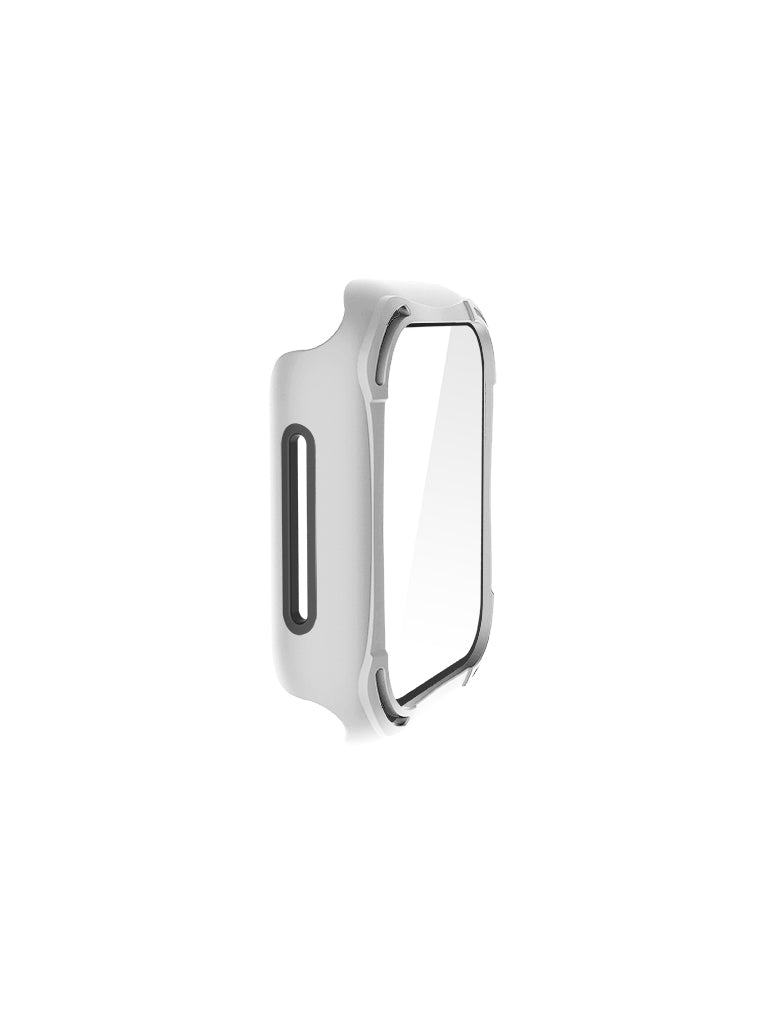 Odolný kryt na Apple Watch UNIQ Torres s tvrzeným sklem 44mm - bílý - iSTYLE CZ